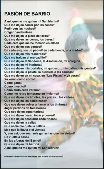 Pasión de barrio · R. Moreno